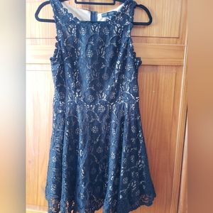 Black lace dress